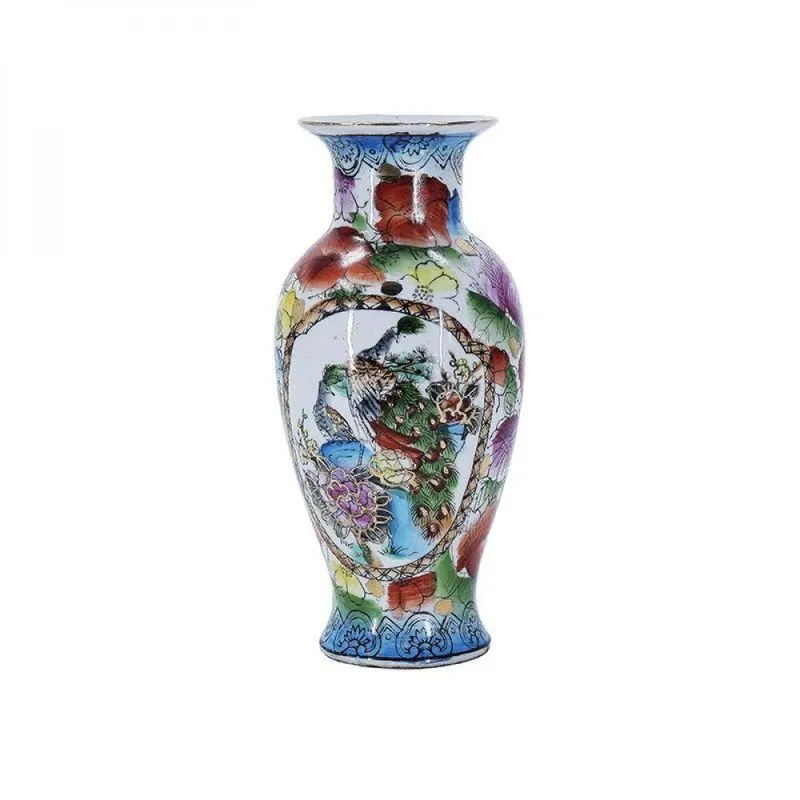 Vaso de Porcelana Pavão