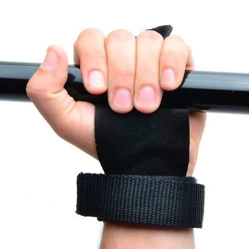 Luva Hand Grip Couro para Pull Up Yangfit – Par
