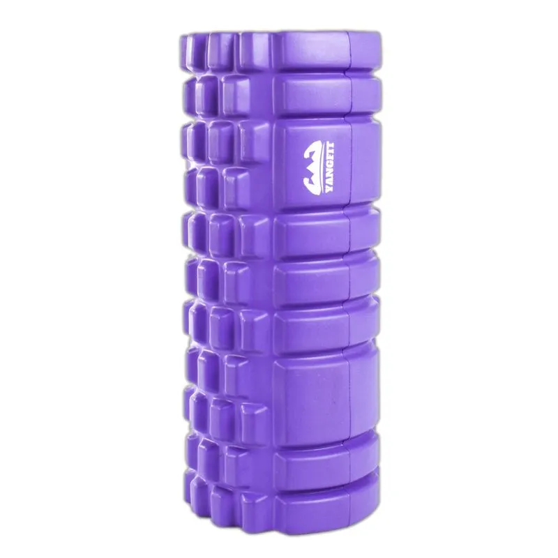 Rolo de Massagem Liberação Miofascial Foam Roller Yangfit UNICO / Roxo