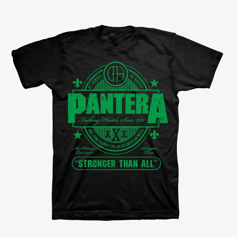 Camiseta Pantera - Stronger Than All St Patrick's Day - Preta G | Preta