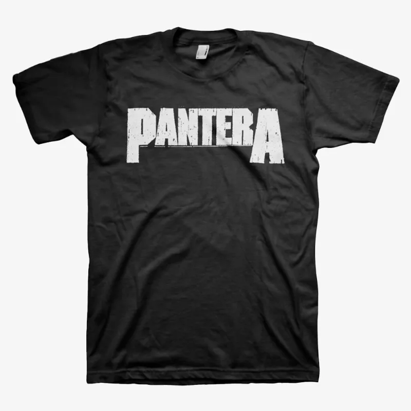 Camiseta Pantera - Black & White Logo - Preta P | Preta