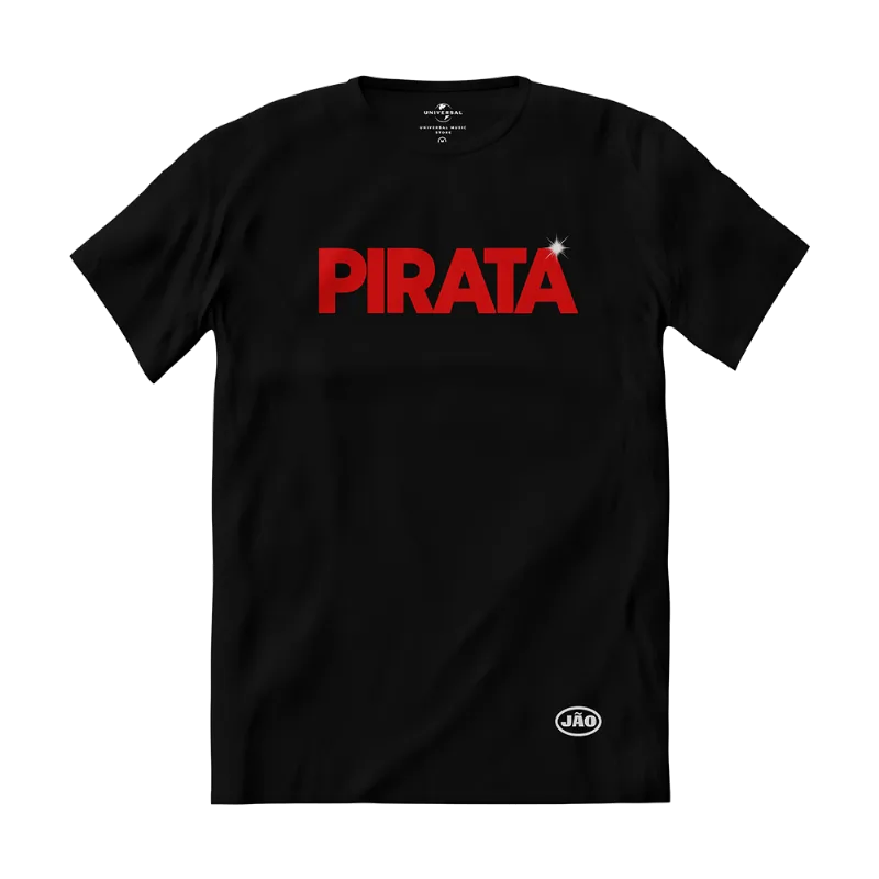 Camiseta Jão - Pirata Logo P | Preta