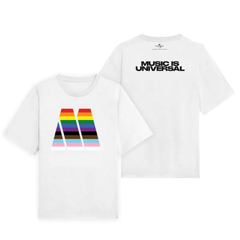 Camiseta Vários Artistas - Motown Logo Pride (Branca) GG | Branca