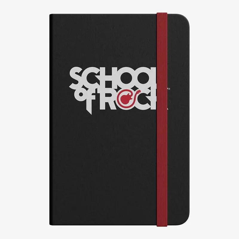 Caderneta Capa Dura School Of Rock - Preta School Of Rock