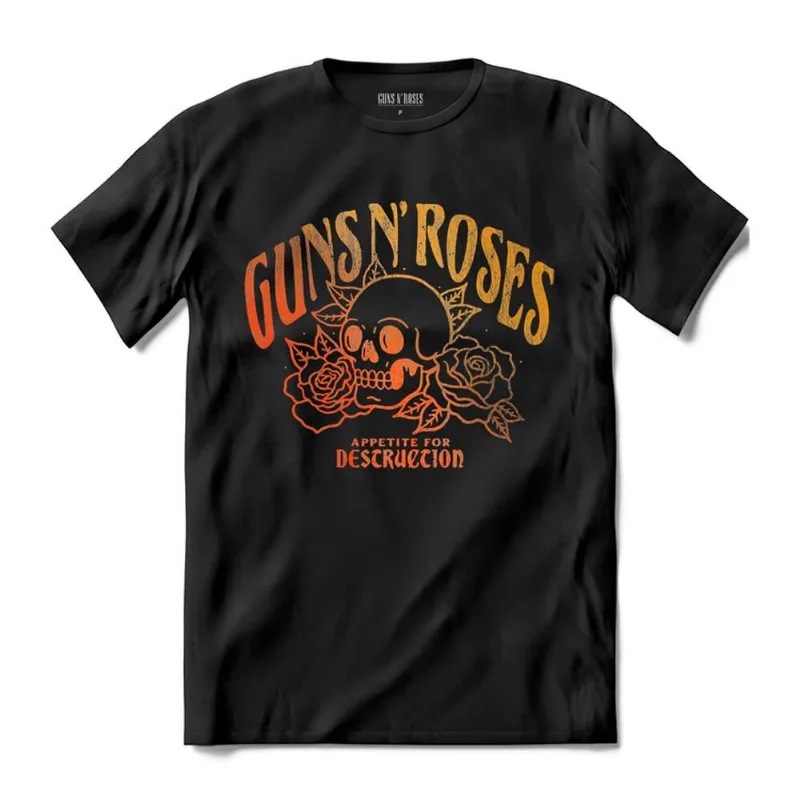 Camiseta Guns N Roses - Appetite for Destruction Tee P | Preta