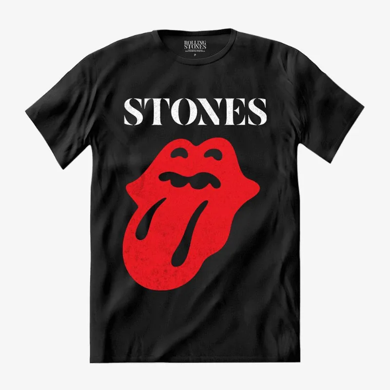Camiseta The Rolling Stones - Red Solid Vintage G | Preta