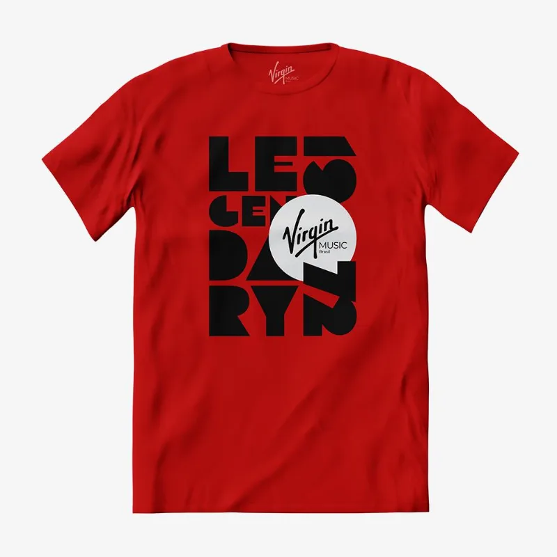 Camiseta Virgin Music Brasil Legendary 1972 - Vermelha M | Vermelha