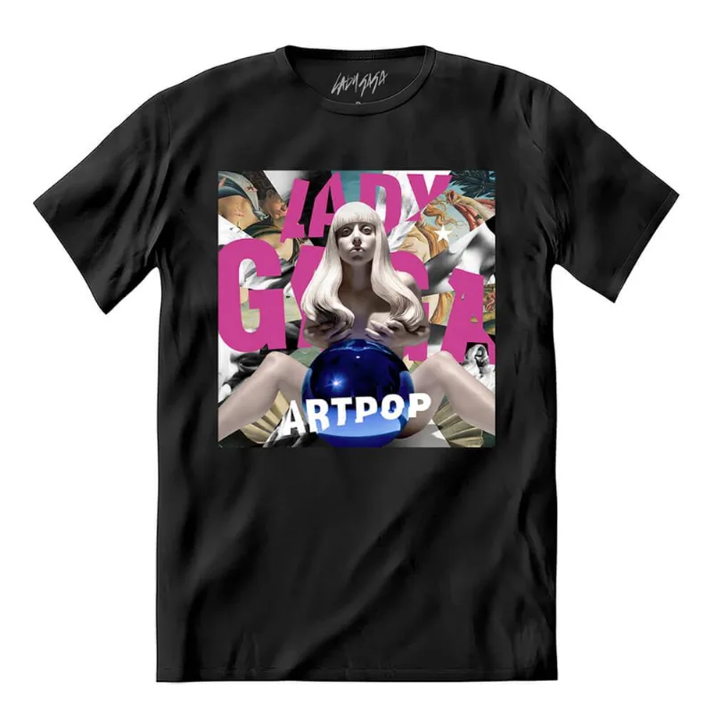 Camiseta Lady Gaga - Art Pop Cover T-Shirt G | Preta