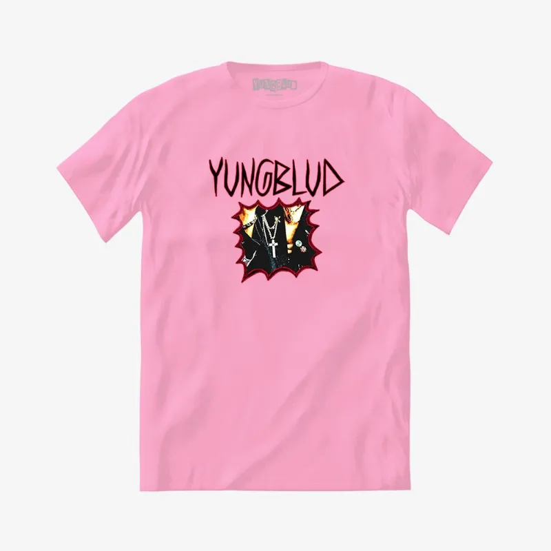 Camiseta Yungblud - Pink Yungblud Graphic Tee M | Rosa