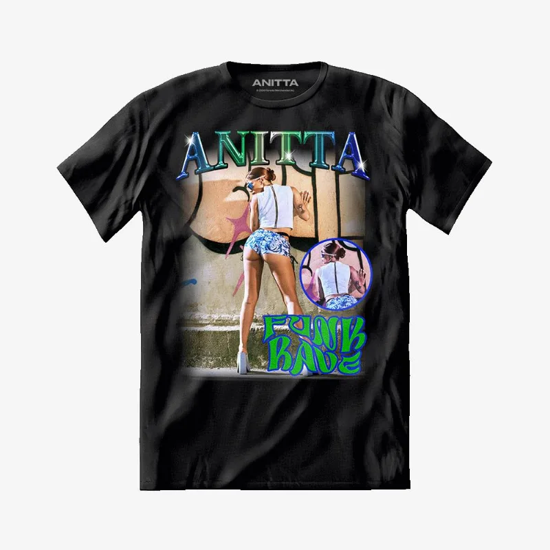 Camiseta Anitta - Funkrave Black Tee M | Preta