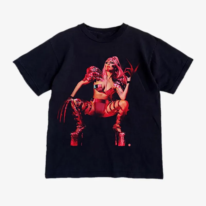 Camiseta Lady Gaga - Scare Me GG | Preta