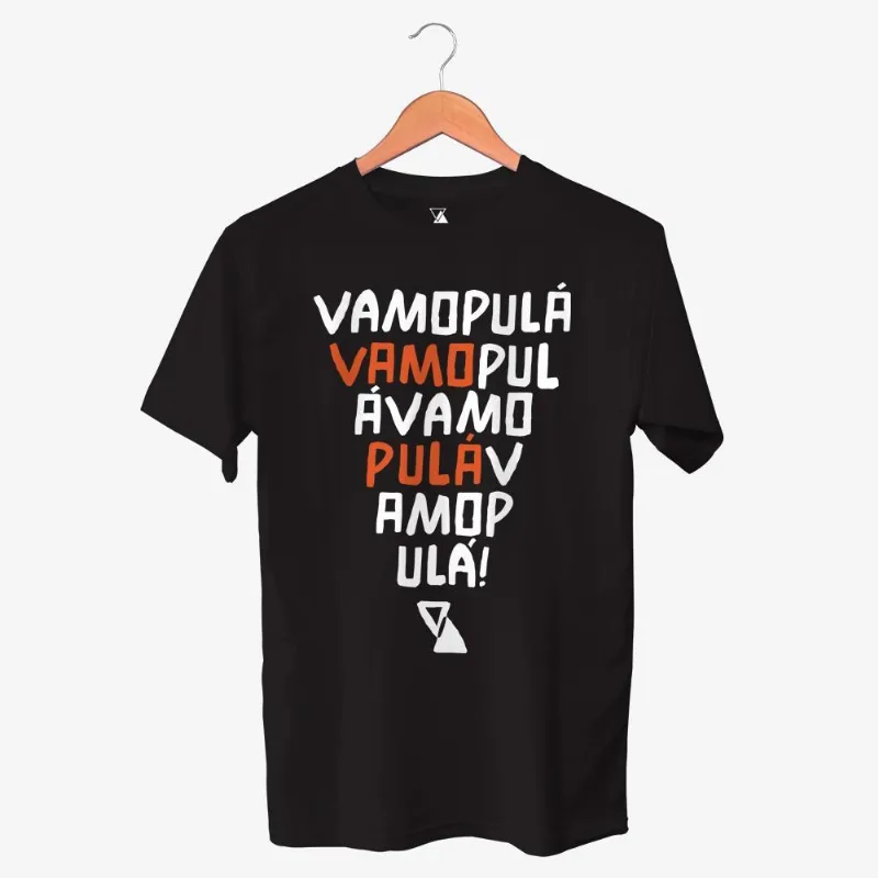 Camiseta Sandy e Junior Vamo Pulá M | Preta