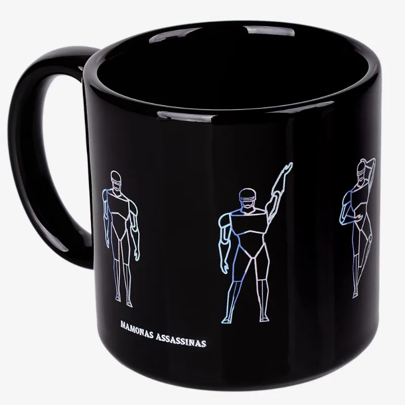Caneca Mamonas Assassinas Robocop Cerâmica 360ml | Preta