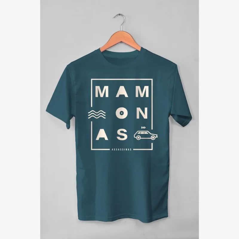 Camiseta Mamonas Assassinas Brasília - Azul Petróleo GG | Azul Petróleo