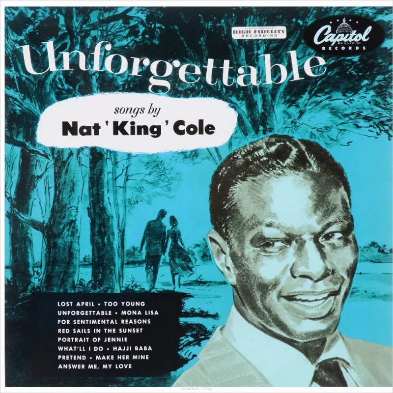 Vinil Nat King Cole - Unforgettable - Importado - 33 RPM Vinil Nat King Cole - Importado Unforgettable
