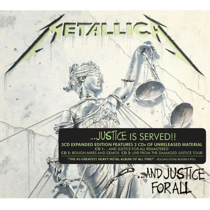 CD Triplo Metallica - And Justice for All (Remastered/Expanded Edition) - Importado CD Triplo Metallica - And Justice for All - Importado