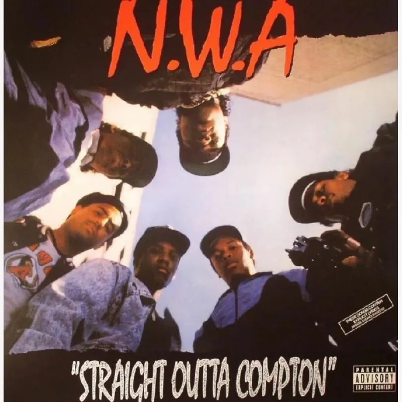 VINIL N.W.A - Straight Outta Compton - Importado - Vermelho - 33 RPM VINIL N.W.A - Importado N.W.A - Straight Outta Compton