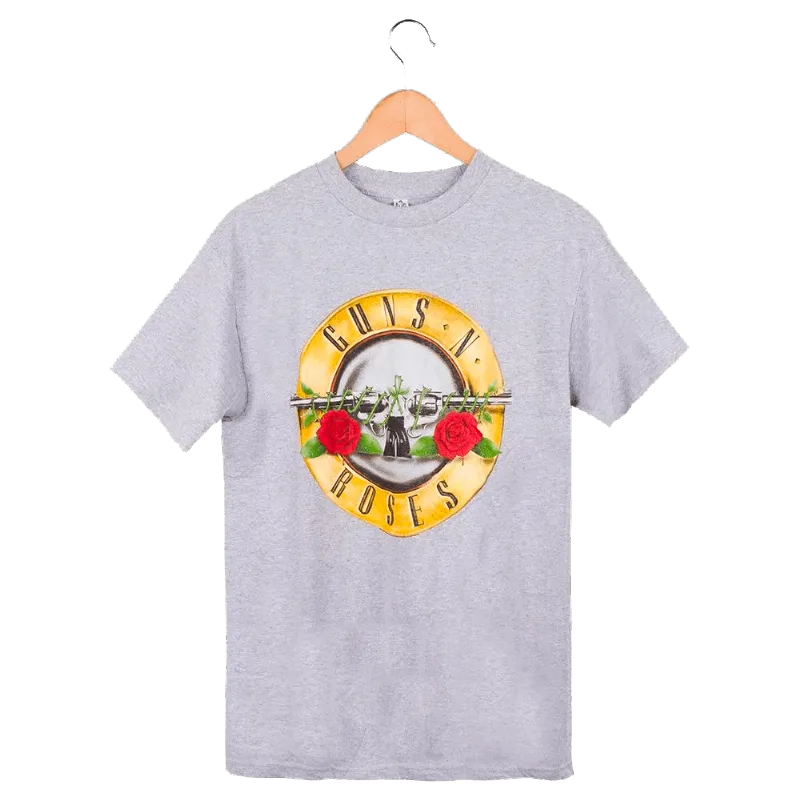 Camiseta Guns N' Roses Bullet Classic Logo G | Importado