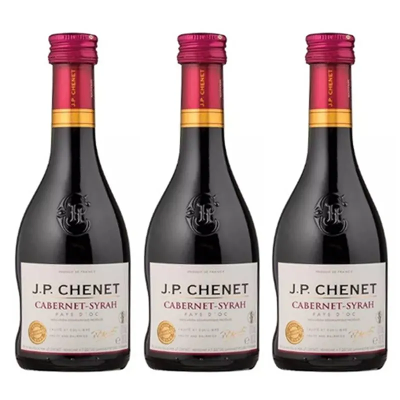 Mini Vinho Jp Chenet Cabernet Syrah 187ml 03 Unidades