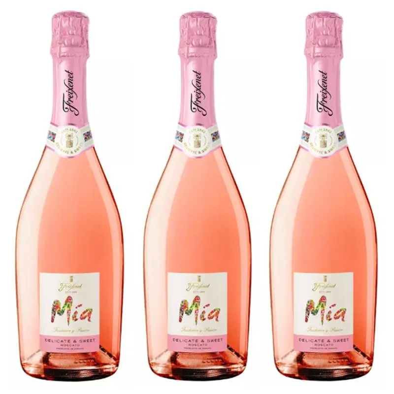 Espumante Freixenet Mia Delicate E Sweet Rosé 750ml 03 Unid.