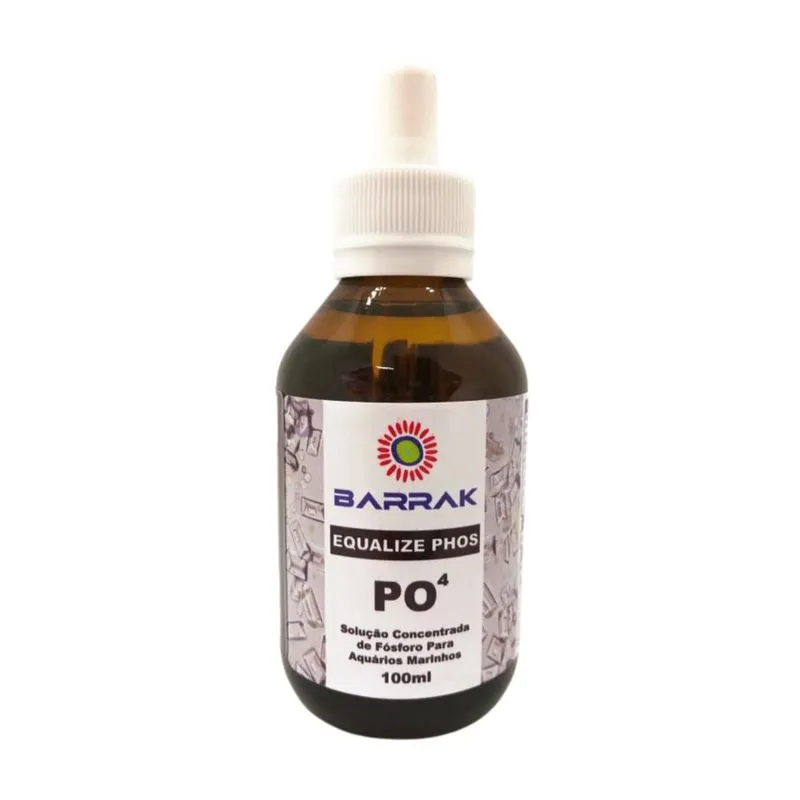 Barrak Equalize Phos 100ml Suplemento de Fósforo p/ Aquários