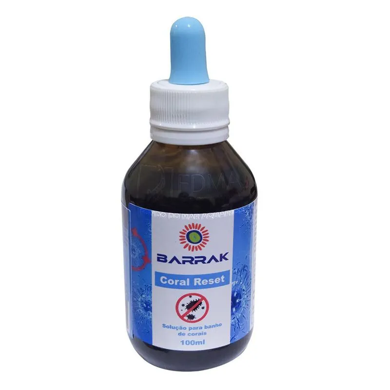 Barrak Coral Reset 100ml Banho De Limpeza Para Corais