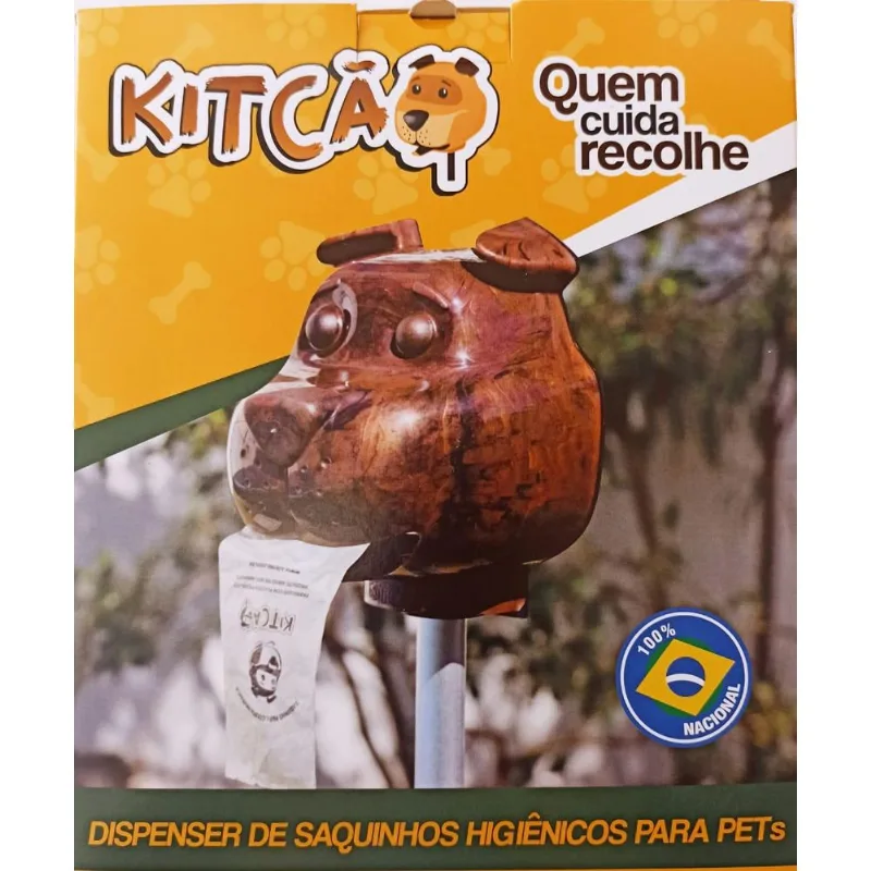 Dispenser De Sacos Higiênicos Para Pet's Preto