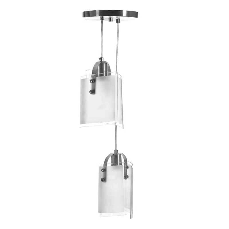 Lustre Pendente Calha De Vidro Duplo 1 Mt De Fio
