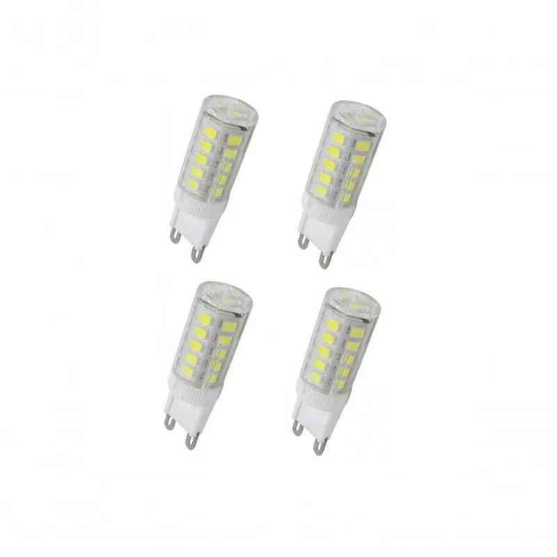 Kit 4 Lâmpadas Led G9 5w 6000k