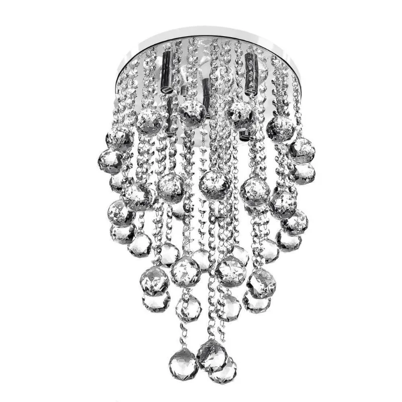 Lustre Pendente de Cristal Legitimo Classic Round Long 32