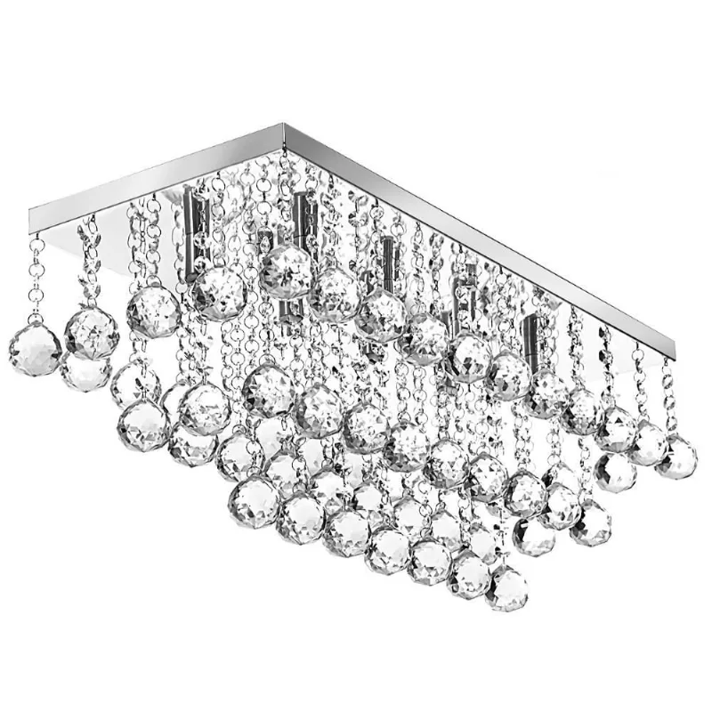 Lustre Luminária Egípcio Cleópatra Cristal Legítimo 60x25 Cm