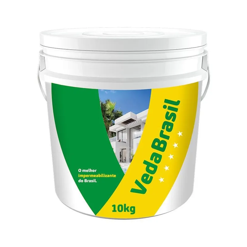 Vedabrasil Pó 10Kg -Impermeabilizante Para Reboco E Concreto