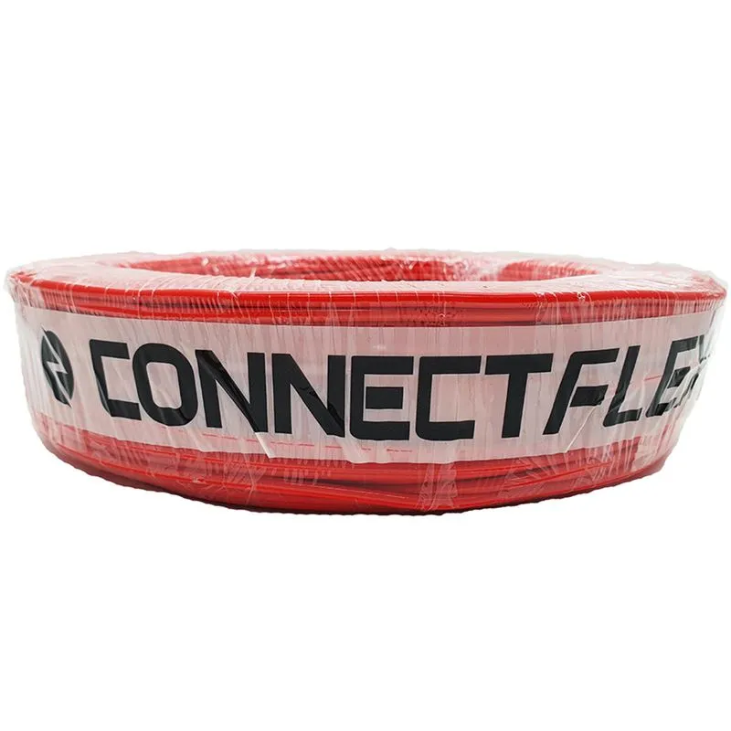 Fio Cabo Flexível com até 750V 4 mm Vermelho100 metros (Disponibilidade: Imediata)