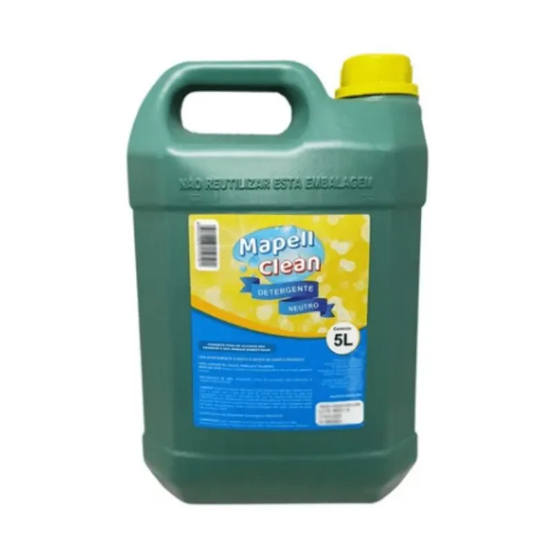 Detergente Líquido Neutro Galão com 5 Litros Mapell
