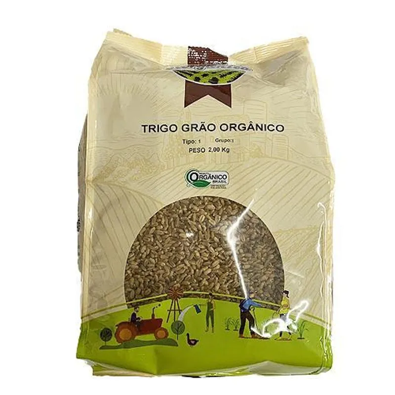 Trigo Em Grãos Orgânico Biorgânica 2kg