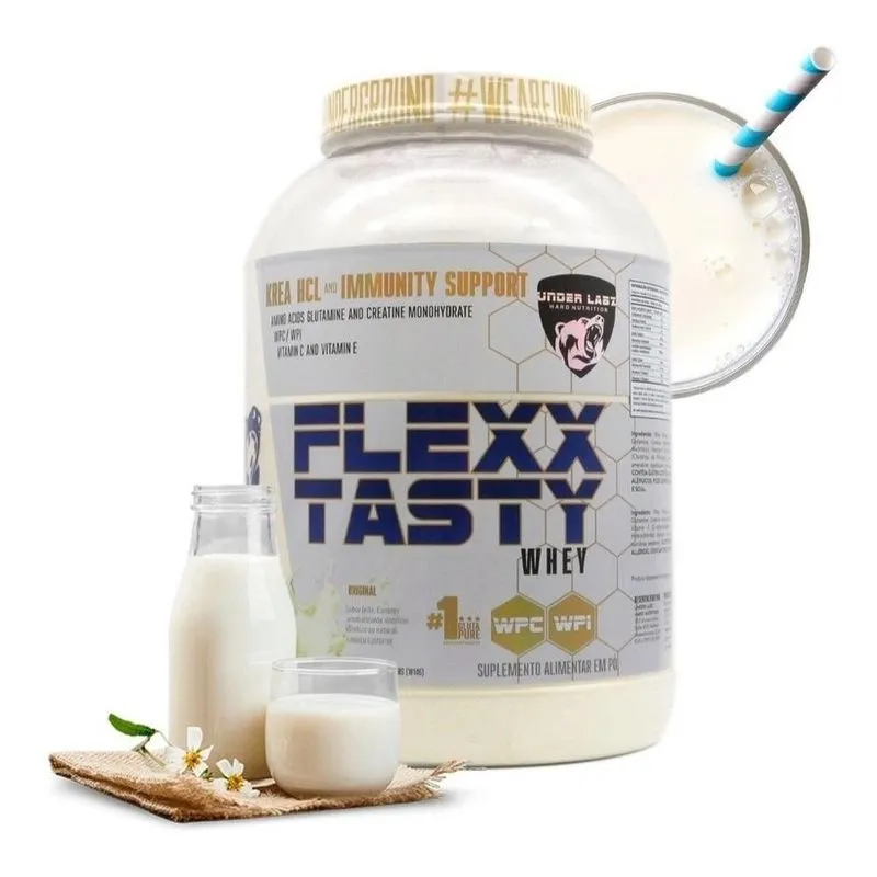 Whey Protein Flexx Tasty 1.8kg Original Under Labz