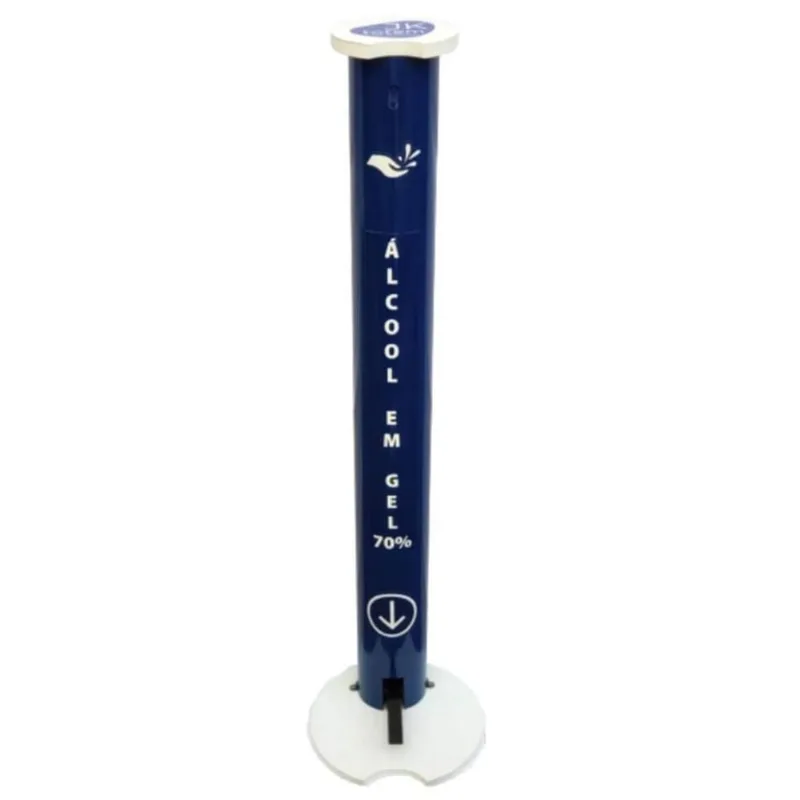 Totem Dispenser Álcool Em Gel Acionamento Por Pedal