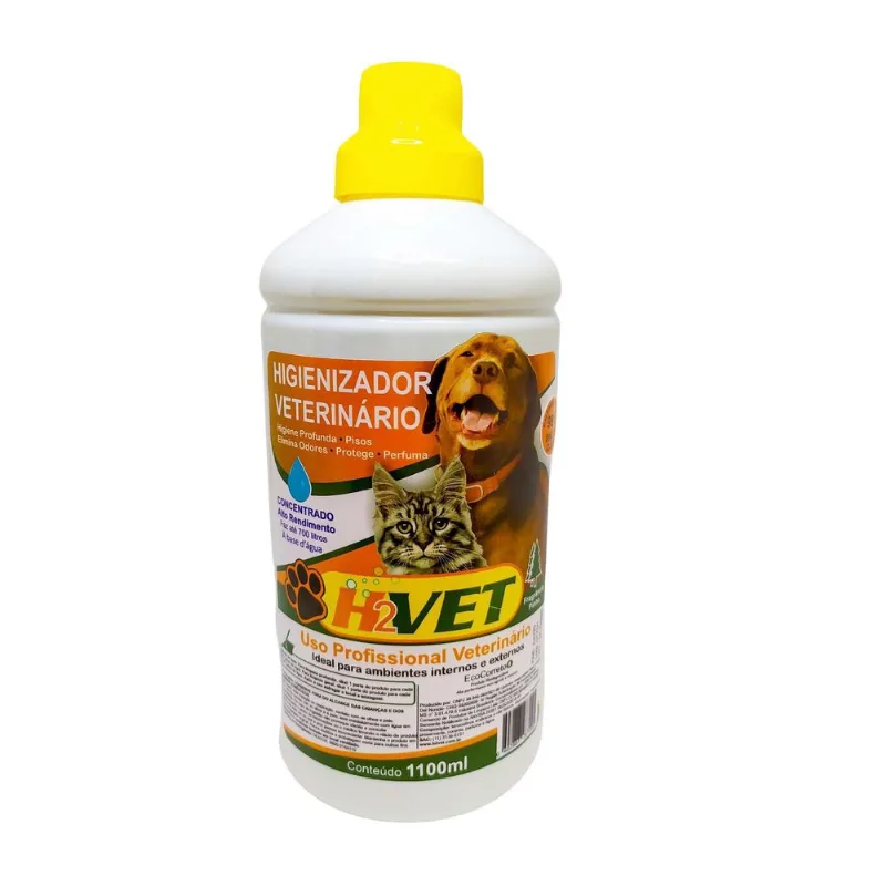 Higienizador Bactericida Concentrado H2vet 1,1l