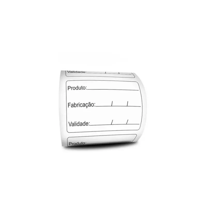 Etiqueta De Alimento Prazo Validade Anvisa 60X40 - 1.000 Eti