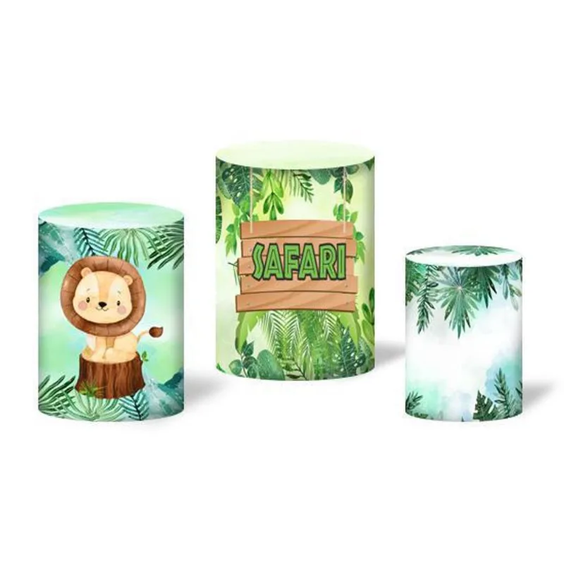 Kit Painel Redondo + Capas De Cilindro Safari Iii