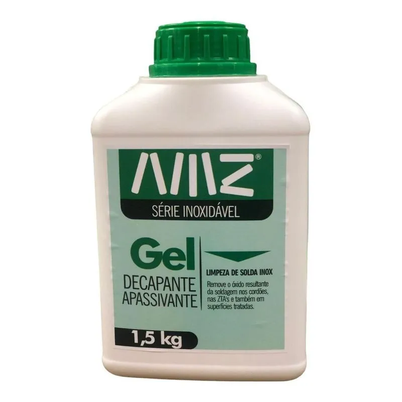 Gel Decapante Descontaminante Para Limpeza Inox 1,5kg