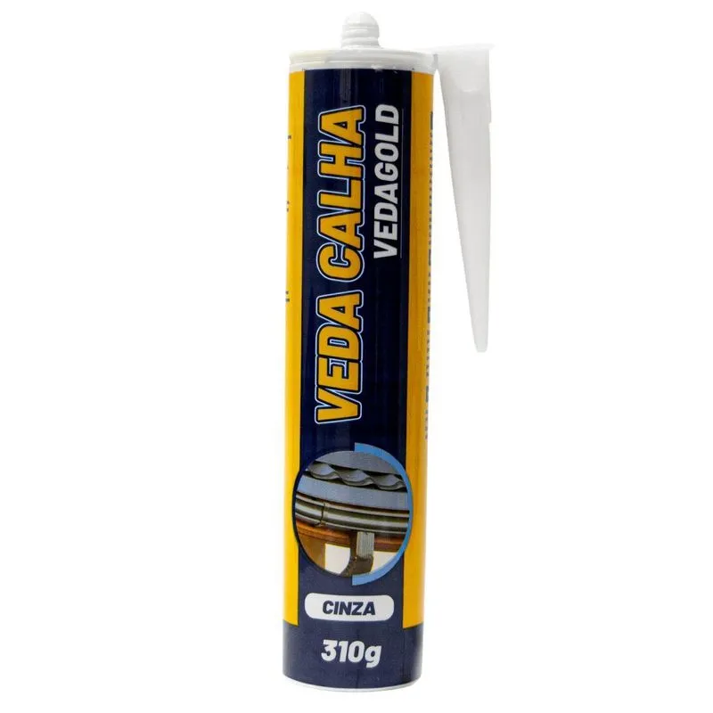 Veda Calha Cinza Selante Adesivo Veda Gold 310g