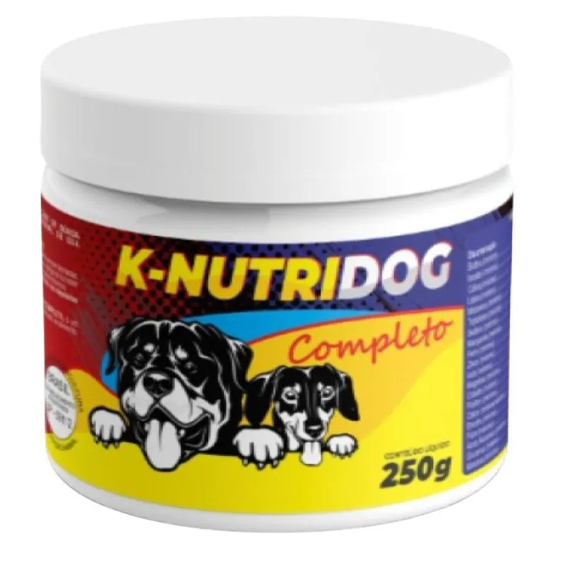 K-Nutridog Completo Pelo E Derme Suplemento Vitamínico 250Gr