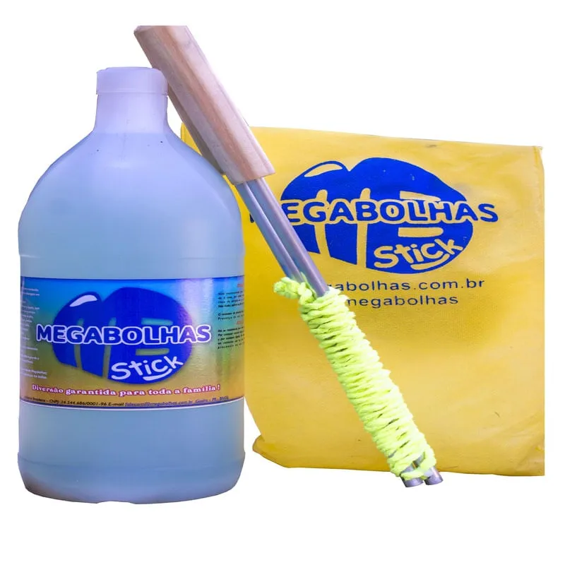 Megabolhas Stick 2L, Brinquedo De Fazer Bolhas Gigantes