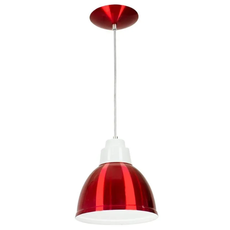 Lustre Pendente Karina de Alumínio Cereja