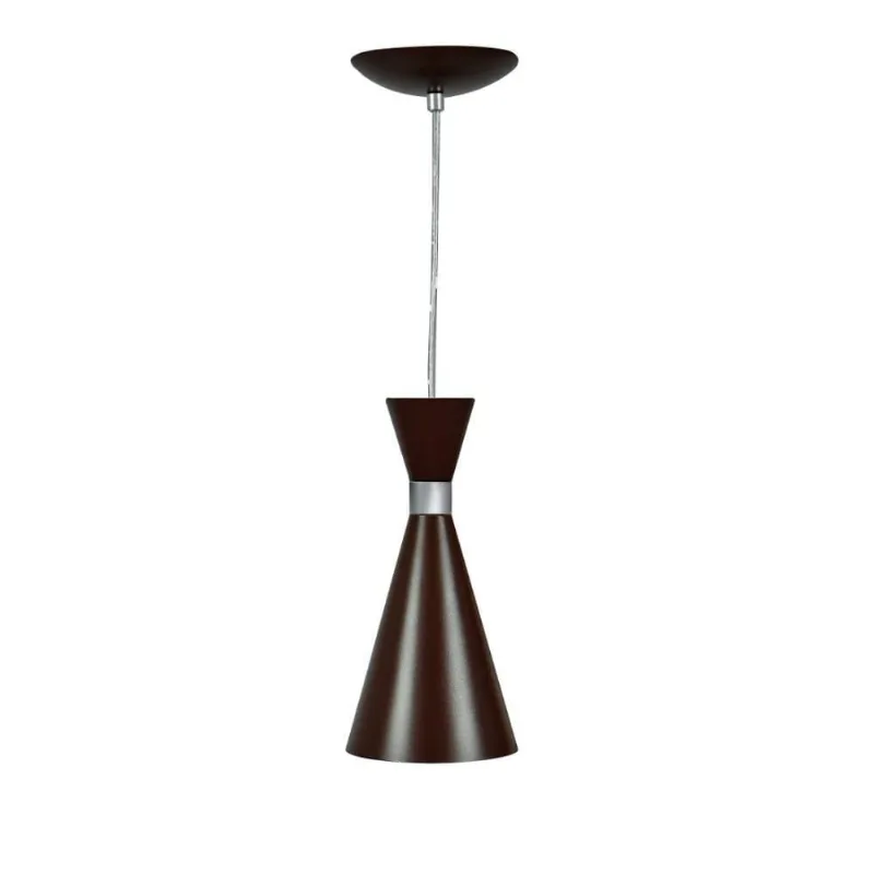 Lustre Pendente Flórida de Alumínio Tabaco