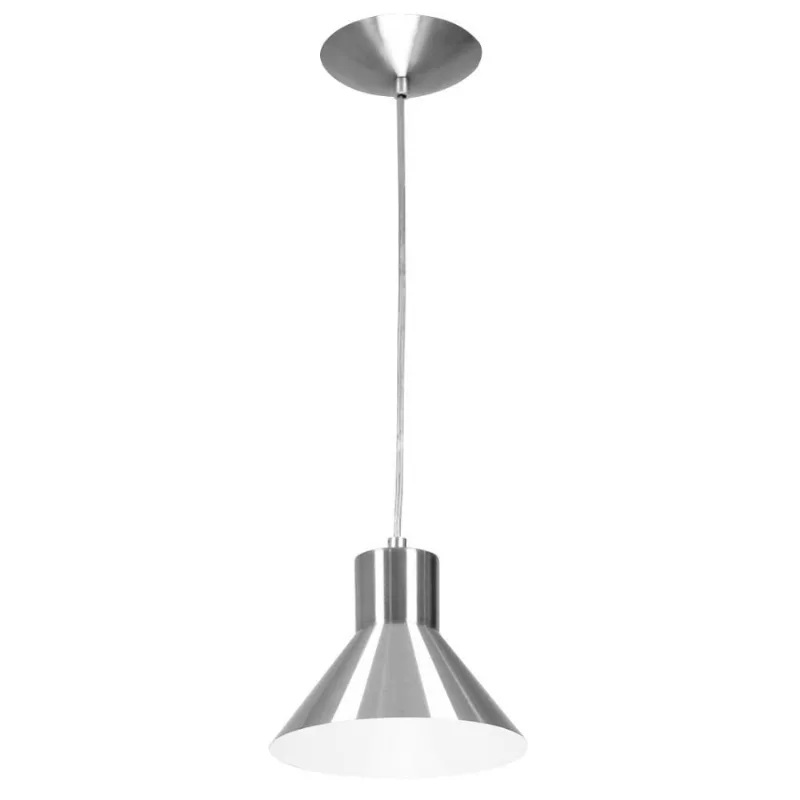 Lustre Pendente Tenesse de Alumínio Escovado