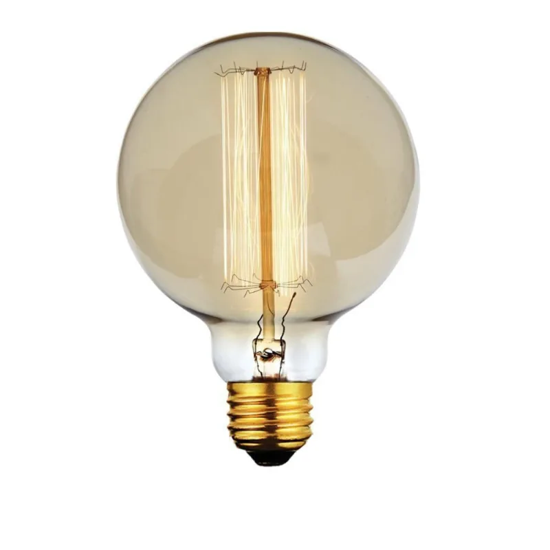 Lâmpada Retro Vintage G95 Filamento Carbono 220v