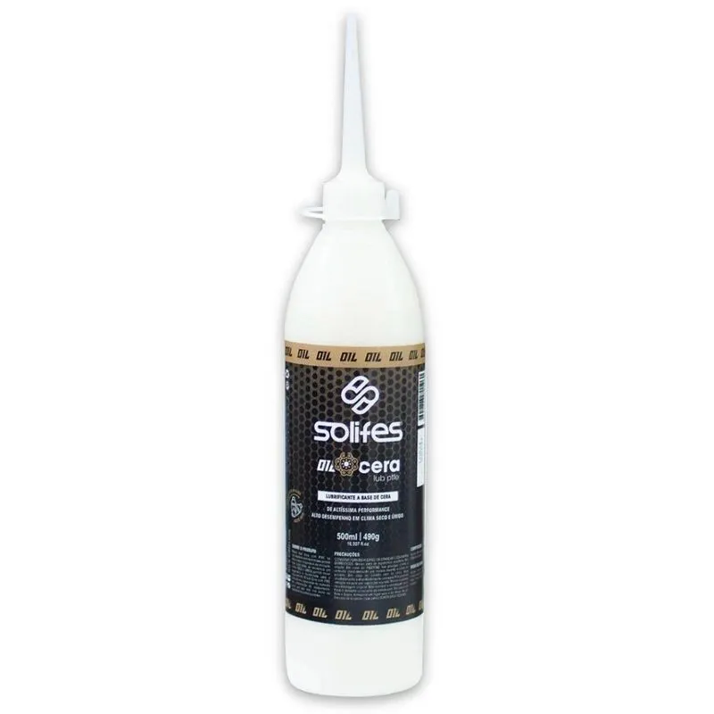 Lubrificante Solifes Cera Com Ptfe 500ml Bicicleta Mtb Speed