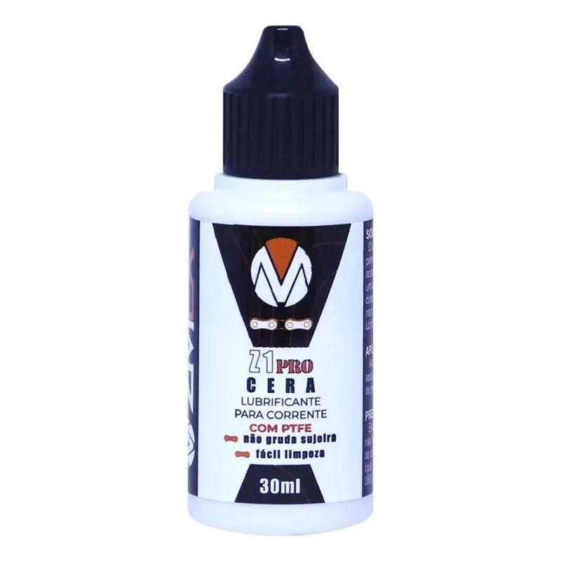 Lubrificante Cera Pra Corrente De Bike Zmex Z1 Pro Ptfe 30Ml